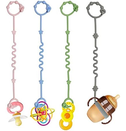 Correas De Juguete Para Bebé,rtmok Juego De 4 Piezas De Sili