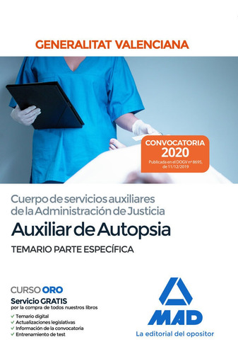 Libro Cuerpo Servicio Auxiliar Administracion Justicia Te...