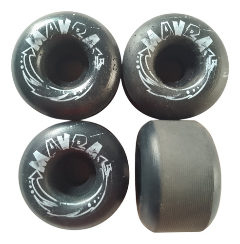 Ruedas De Skate Mavra 86a 56mm Negro (Usado)