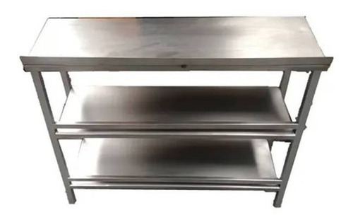 Mesita Zapatera En Acero Inox.ideal Para Tu Hogar