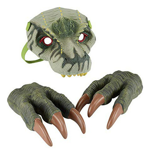 Disfraces -  Dinosaur Mask And Dino Claws Set For Kids Dinos