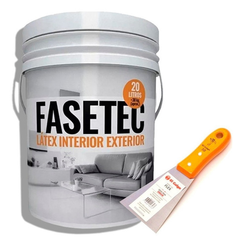 Imagen 1 de 9 de Espatula Galgo N 15 Pintor Madera Acero + Latex 20 Lts