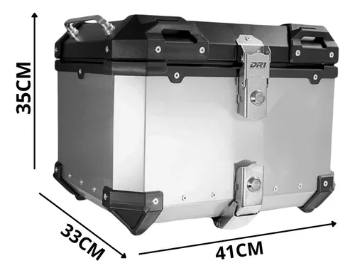 Maletero Dr1 Adventure 45lt Gris Aluminio Desmontable