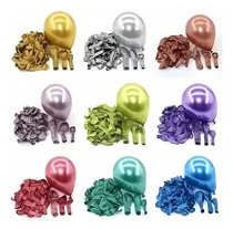 Comprar Globos Chrome Cromados Crome Brillantes X50 Unid 12¨pulgadas