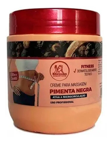 Creme Para Queimar Gordura Localizada Pimenta Negra Redutor 