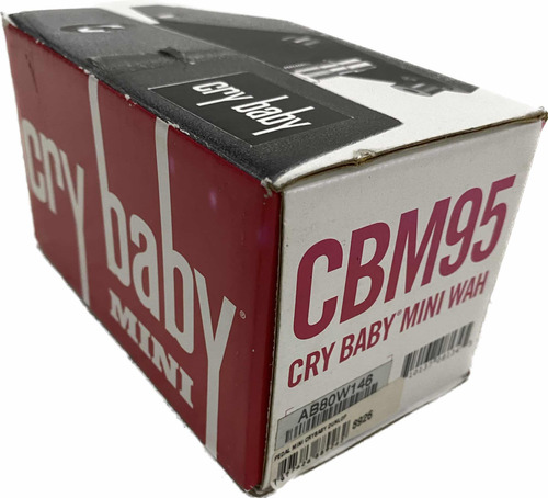 Pedal De Efeito Cry Baby Mini Wah Cbm95 Novo E Original