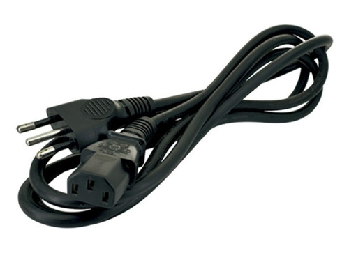 Cable Fuente De Poder Múltiples Usos 1.8mts Negro Y Blanco