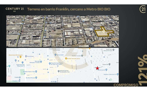 Terreno/galpon Barrio Frankling Metro Bio Bio