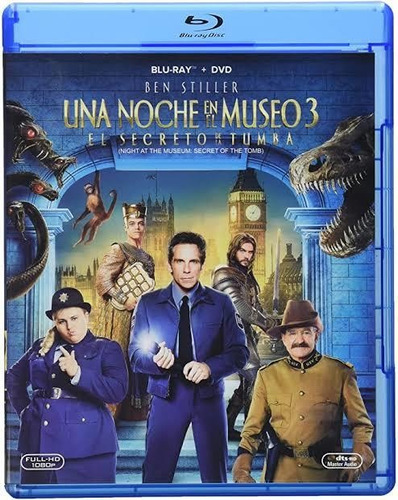 Una Noche En El Museo 3 Blu-ray El Secreto De La Tumba Dvd