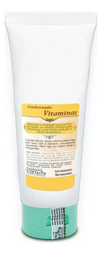  Creme Condicionador De Vitaminas 200ml