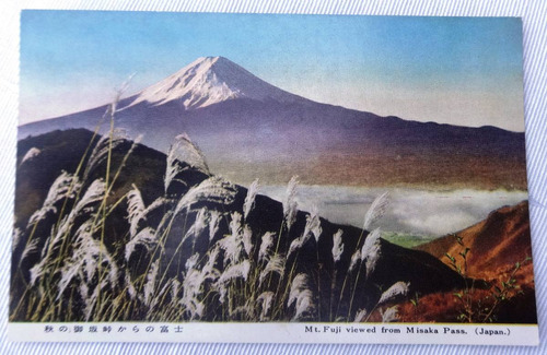 Cartão Postal - Monte Fuji - Viewed From Misaka Pass.- Japão