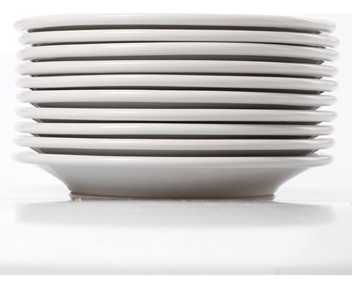 Conjunto 6 Pratos Rasos 6 Sobremesa Iguaçu Porcelana Germer