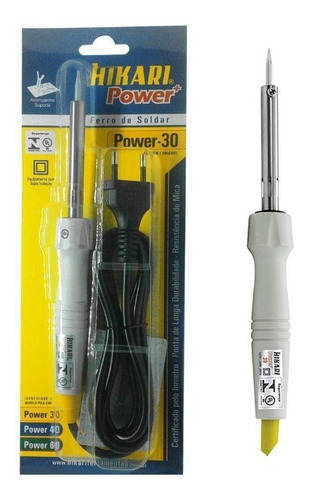 Ferro Solda Profissional Hikari Power 30 127v Ou 220v