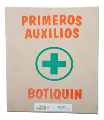 Botiquín Primeros Auxilios Madera Plastico 30 Elementos Modelo Mol - EVER  SAFE®