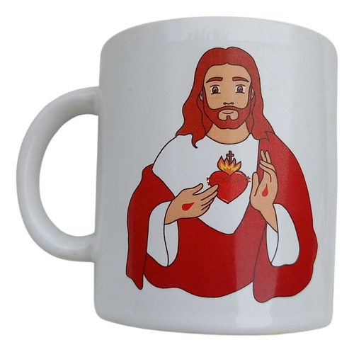 Taza Católica Con Ilustraciones De La Tienda De María