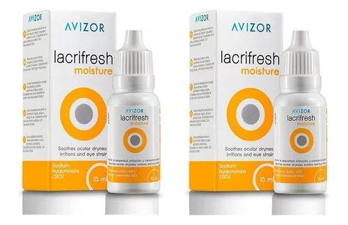 2 Piezas Avizor Lacrifresh Moisture Gotas Rehumectantes