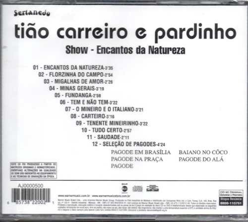 Cd Tião Carreiro E Pardinho - Show / Encantos Da Natureza