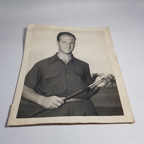 Antigua Foto Golf Roberto Da Vicenzo 1950 Mag 60323