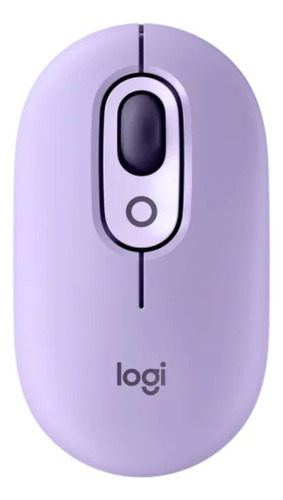 Mouse Bluetooth Logitech Inalambrico Pop Lila Cosmos