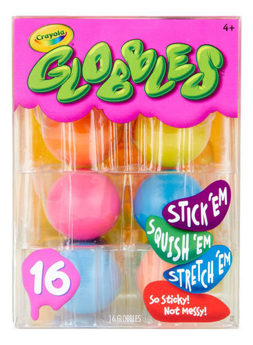 Crayola Globbles - Juguete Antiestres (16 Quilates), Bolas P