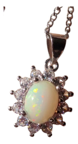 Dije Opalo Etiope Pieza Unica Con Strass Importado
