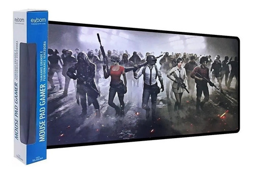 Imagem 6 de 7 de Mouse Pad Gamer Grande 70x35cm Pubg Exbom Mp-7035c27