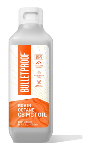 Bulletproof Mct Brain Octane Oil Ácido Caprílico Puro 946ml Sabor Neutro