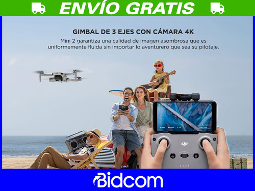Drone Dji Mavic Mini 2 Fly More Combo + 3 Baterias Y Bolso