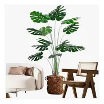 Comprar Planta Monstera Artificial Costilla De Adan 12 Hojas 160cm Monstera