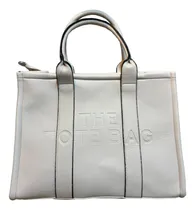 Comprar Cartera Tote Bag M Cuero Pu Color Hueso - Divina Chic