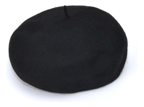 (bk) Gorro Tipo Boina For Niñas, Color Liso, Vintage, Sombr