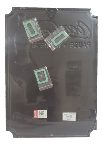 Coca Cola Calendario Retro Vintage Metal Marcadores Iman