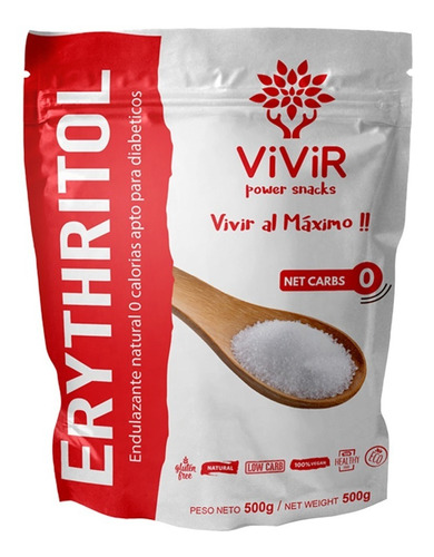 Eritritol 500g (erythritol) 0 Calorías