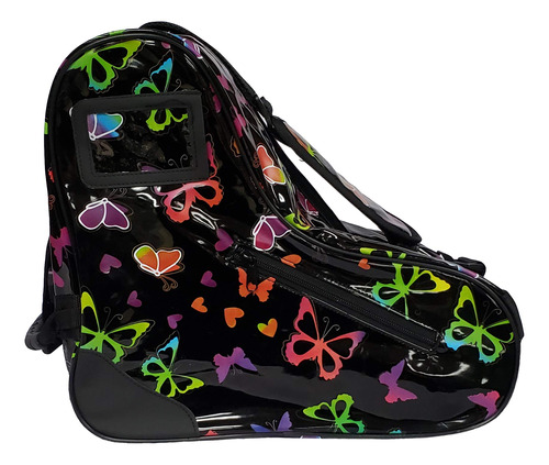 Epic Skates Butterfly Quad Roller Patines Bolsa, Negro