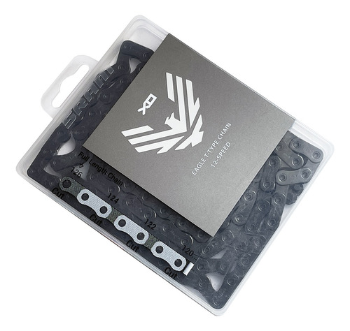Corrente Sram Xo T-type Eagle Solidpin 126 Elos 12v Preto