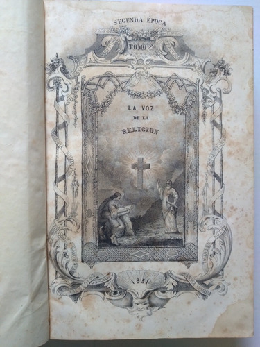 La Voz De La Religion 1851 2a Época, Libro Antiguo