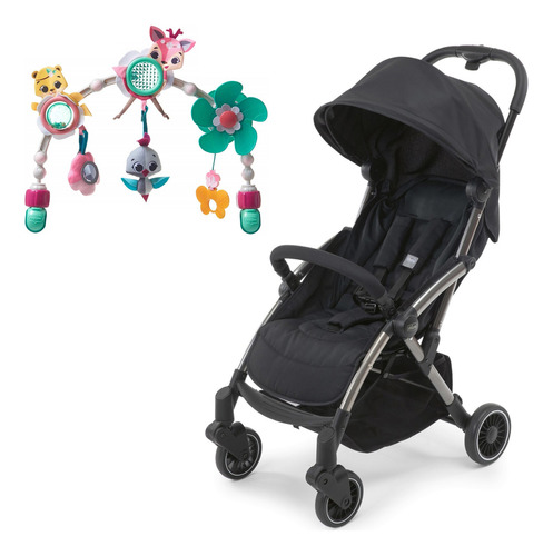 Carrinho De Bebê Cheerio Com Arco Sunny Stroll Tiny Princess