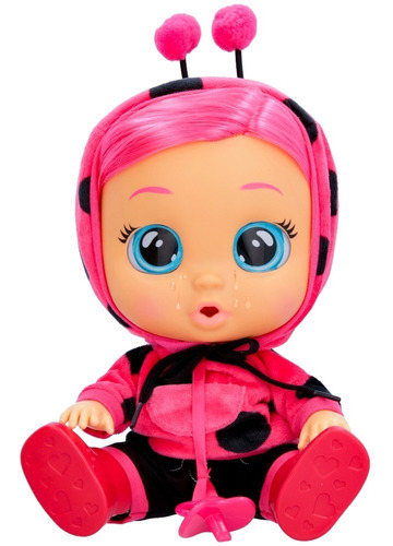 Imagen 2 de 10 de Cry Babies Muñeca Dressy Con Pelo Peina Lady Bebe Lloron Ed