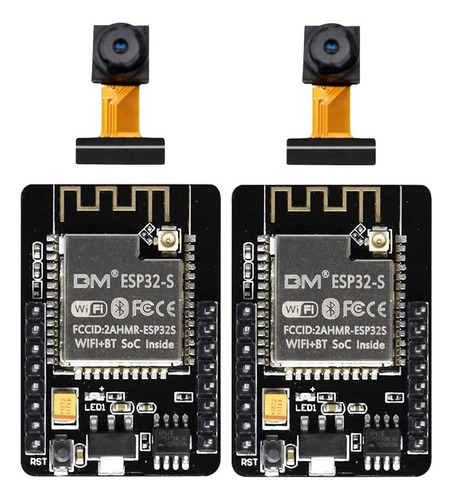 2 Tableros De Desarrollo Esp32-cam W-bt, Aideepen 2 Piezas .