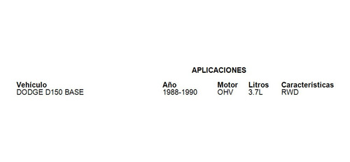 Cilindro Maestro Y Línea Embrague D150 Base 1988-1990 3.7l