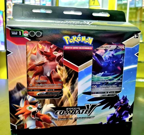 Cartas Pokemon Pack Barajas V Lycanroc Vs. Corviknight Espada Y Escudo