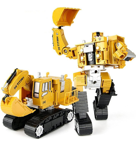Figura Transformers Partes Metalicas Camion Construccion Tut