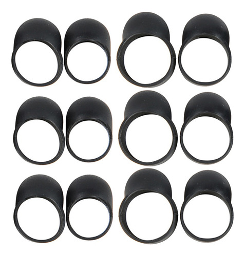 12pcs Acero Lengua Tambor Handpan Tambor Dedo Mangas