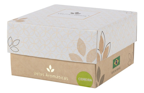 Imagem 3 de 6 de Vela Aromática Capim-cidreira Com 4 Mini Velas Aromatizadas