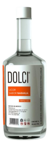 Licor Dolci Naranja Triple Sec 1 L