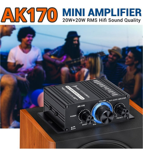 A Mini Amplificador De Potencia De Audio P /auto Casa