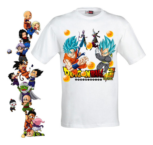 Remeras Camiseta Personalizada Sublimación Dragon Ball Goku