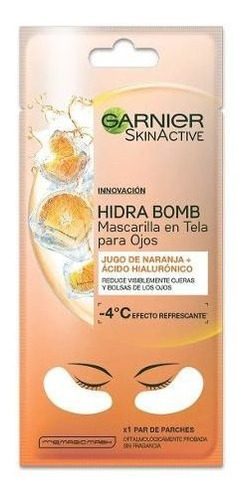 Garnier Skin Active Mascarilla En Tela Para Ojos Naranja