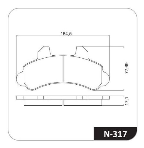 Juego Pastillas Freno X 4 Para Chevrolet C-20 92/94