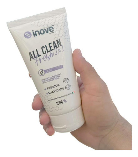 Shampoo E Sabonete Corporal All Clean 2 Em 1 Inove 150g